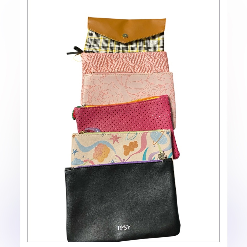Ipsy Colorful Pouch grouping.